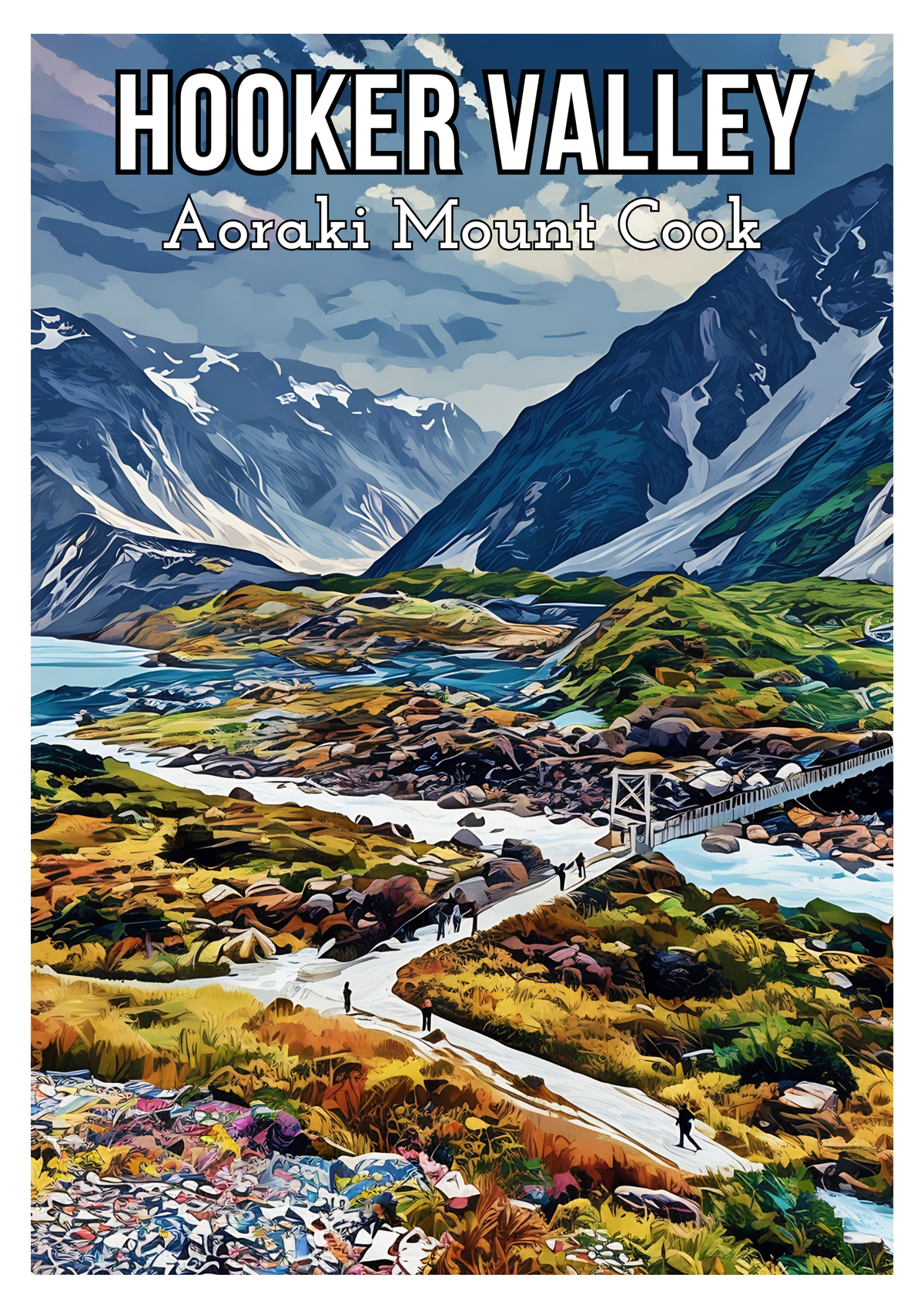 Hooker Valley Swing Bridge