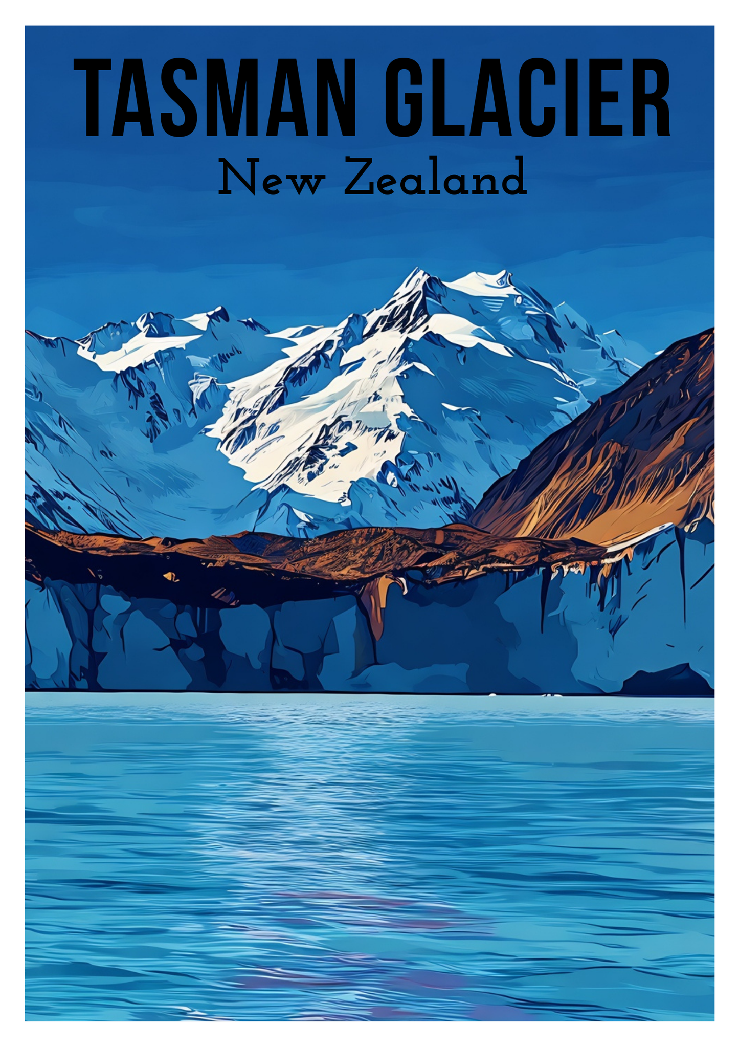 South Island Travel Posters - Digital Download
