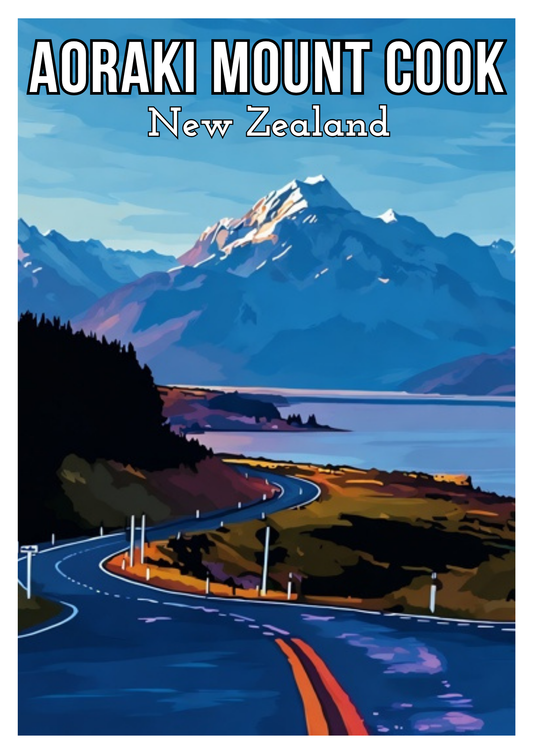 On the Way to Aoraki/Mount Cook