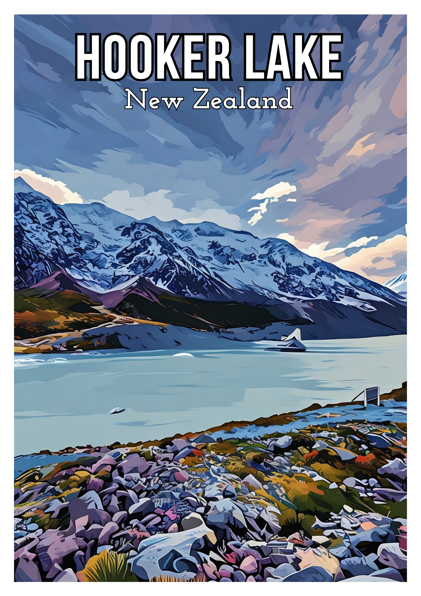 South Island Travel Posters - Digital Download