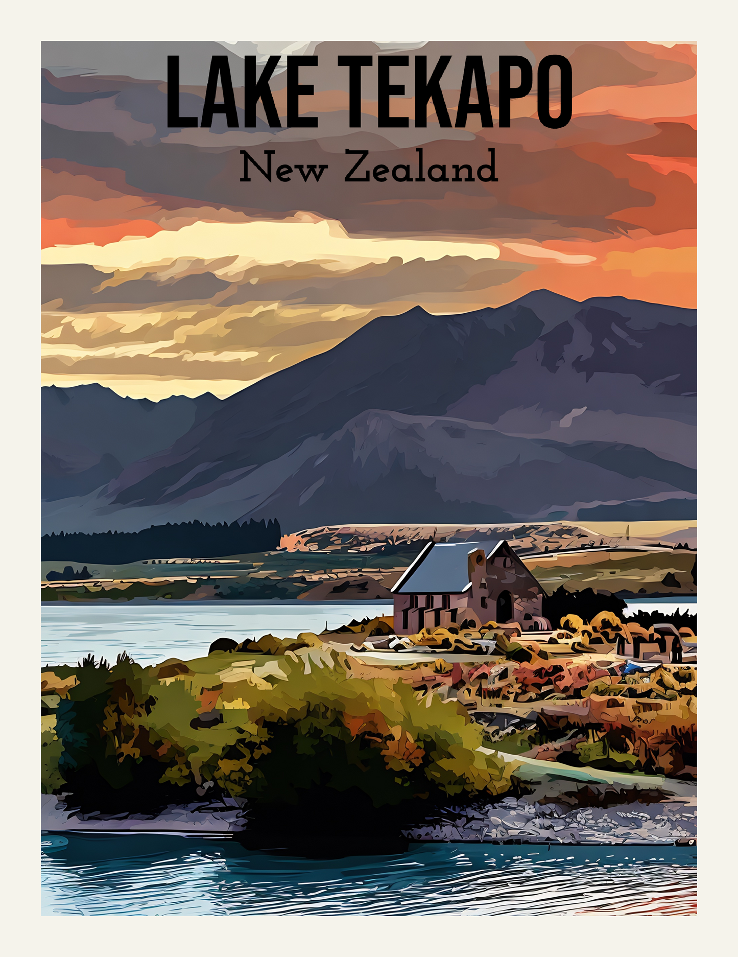 New Zealand Travel Posters