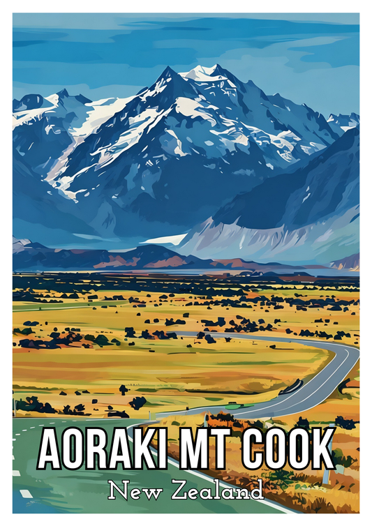 South Island Travel Posters - Digital Download