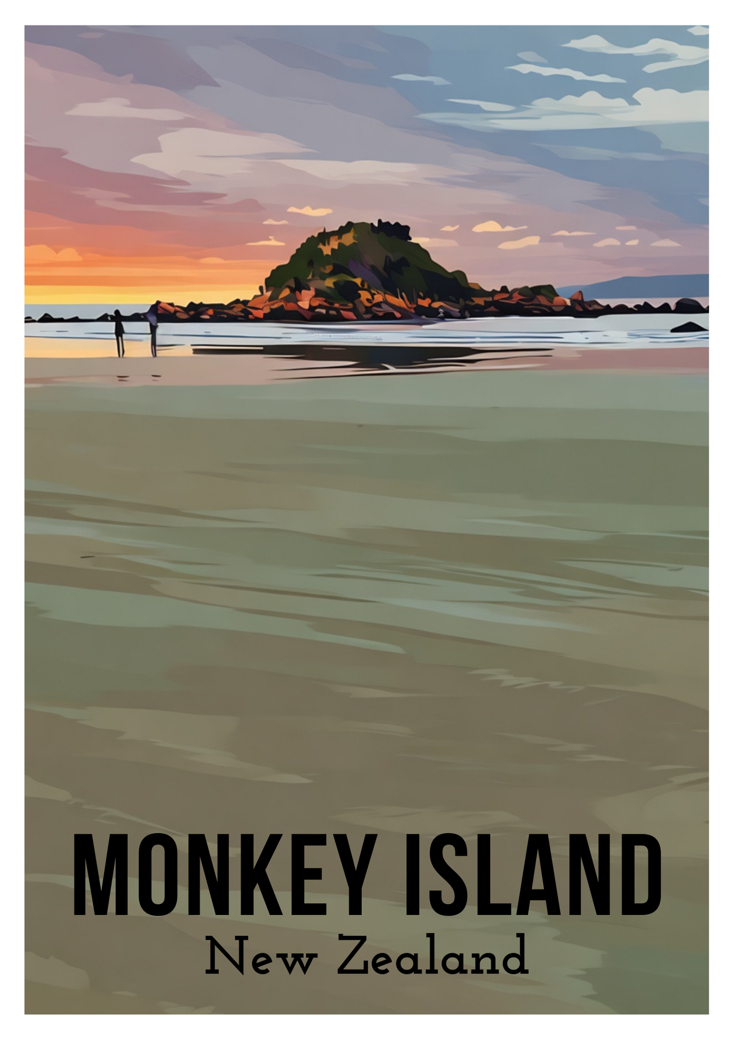 South Island Travel Posters - Digital Download
