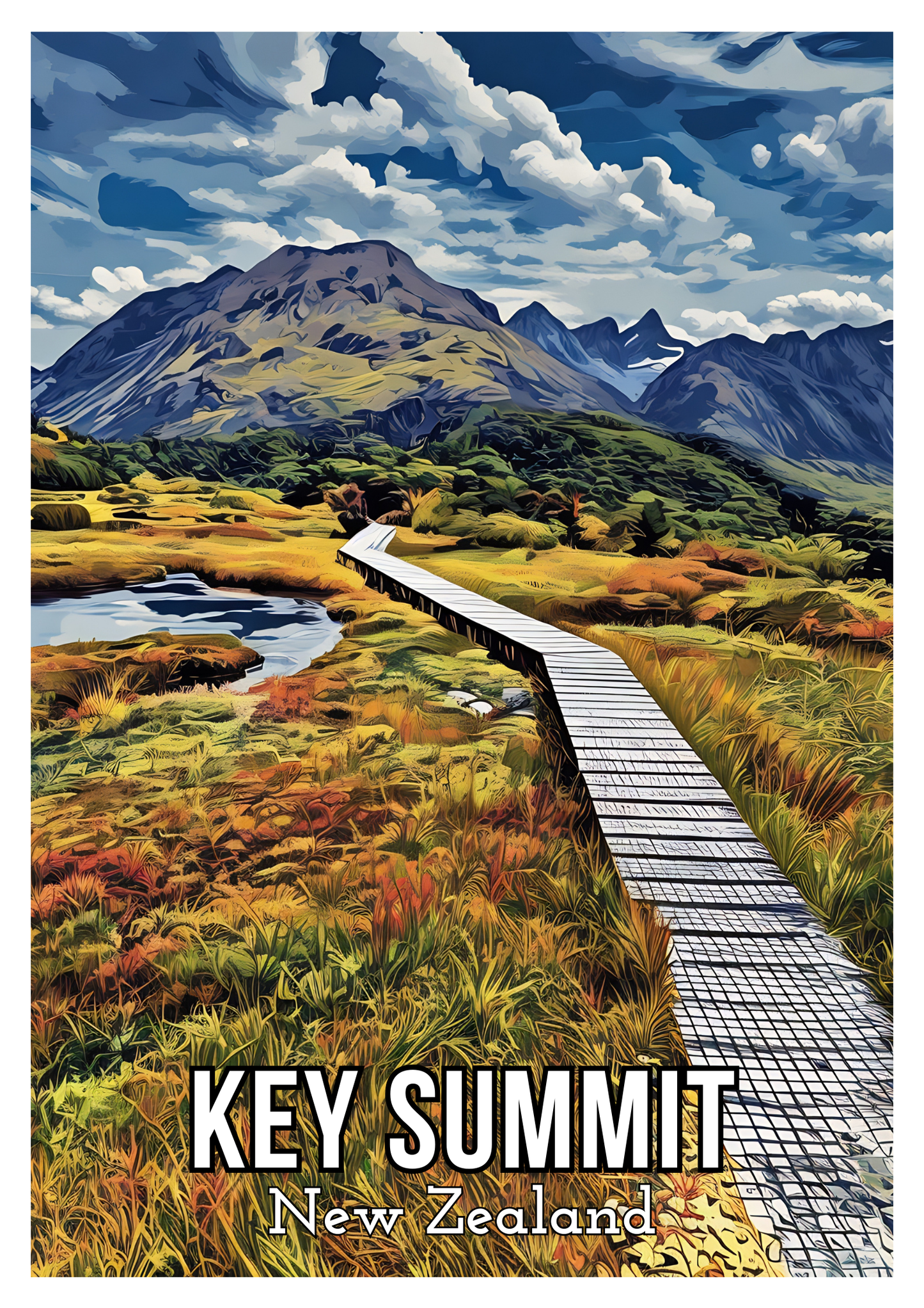 South Island Travel Posters - Digital Download