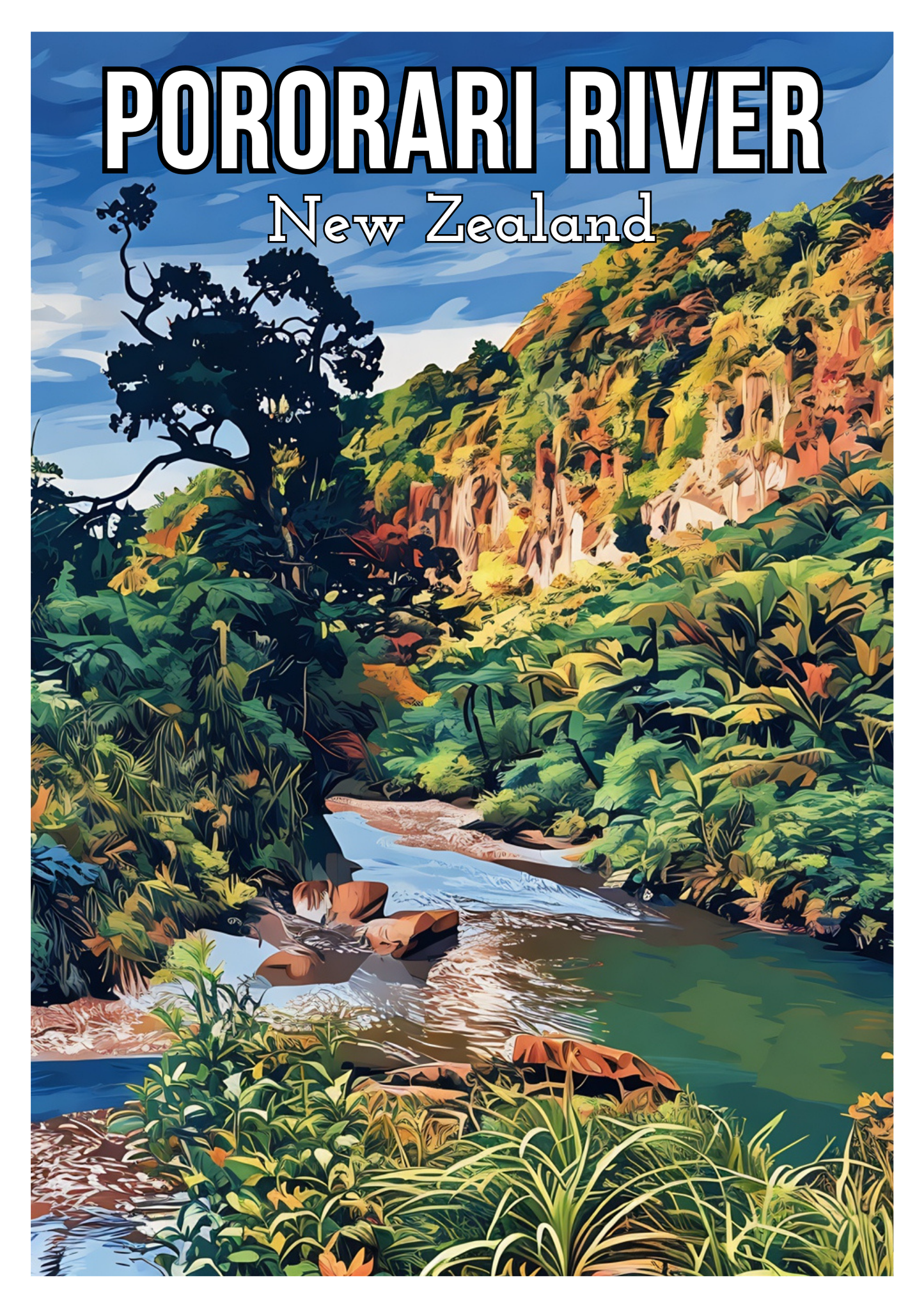 South Island Travel Posters - Digital Download
