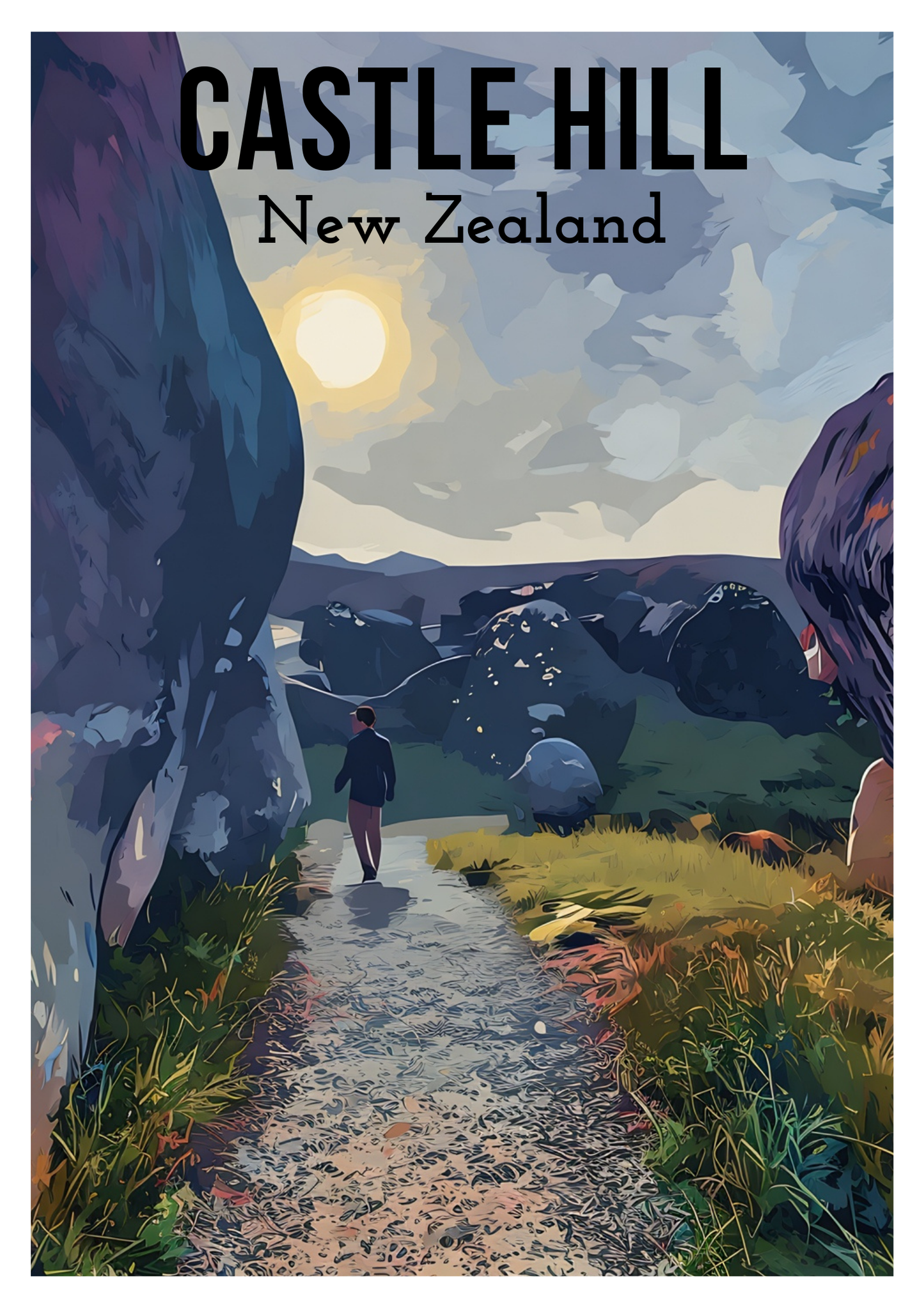 South Island Travel Posters - Digital Download