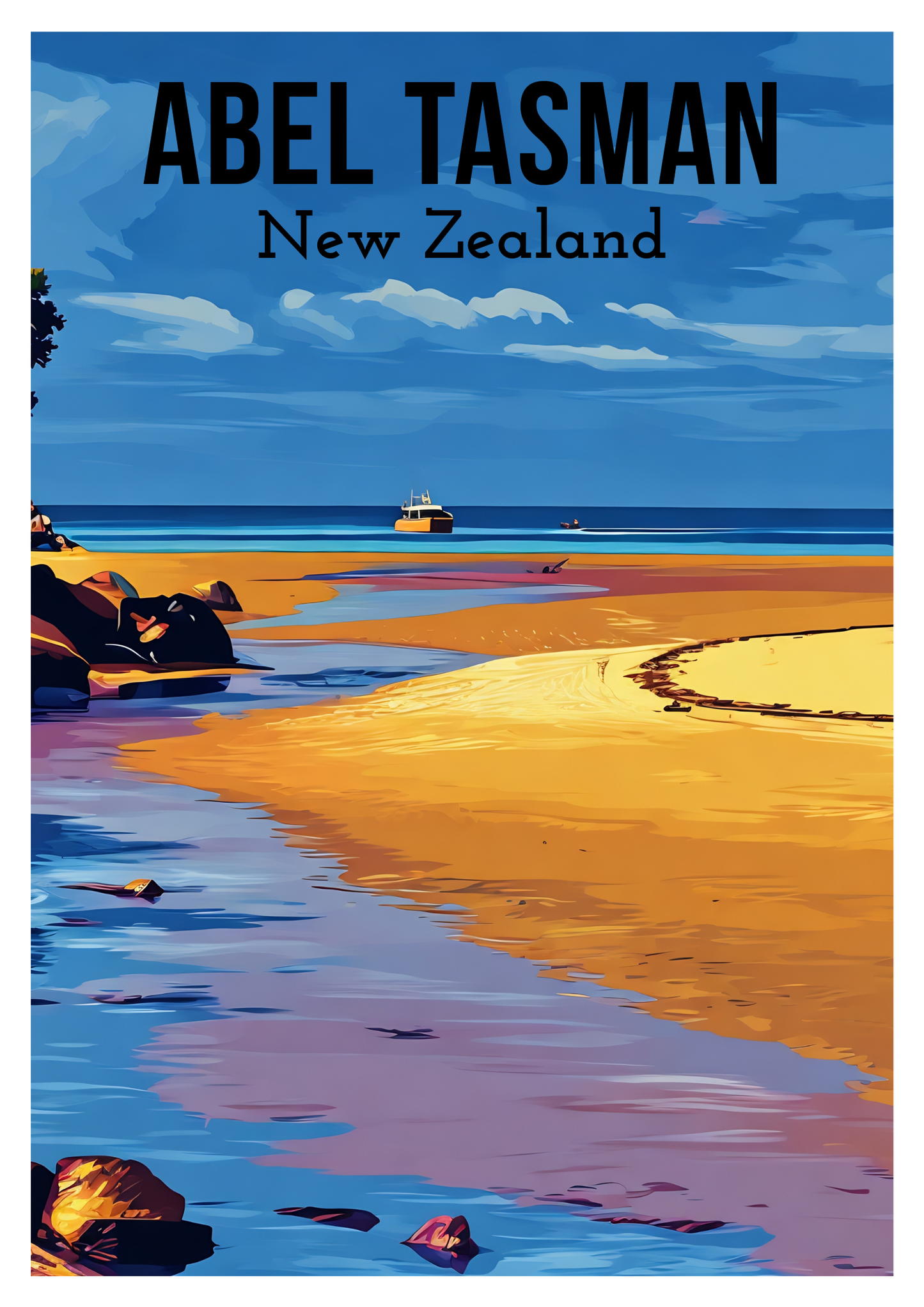 South Island Travel Posters - Digital Download