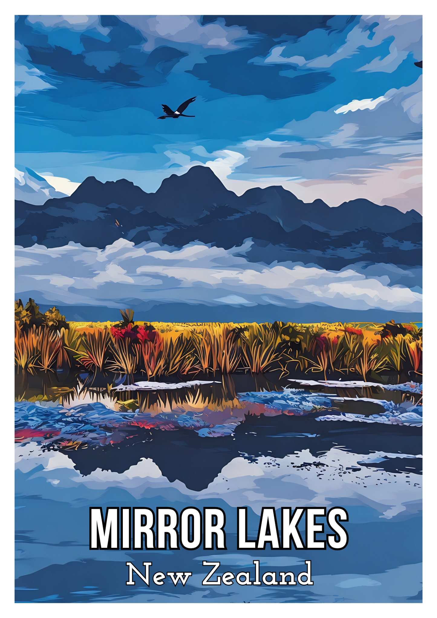 South Island Travel Posters - Digital Download