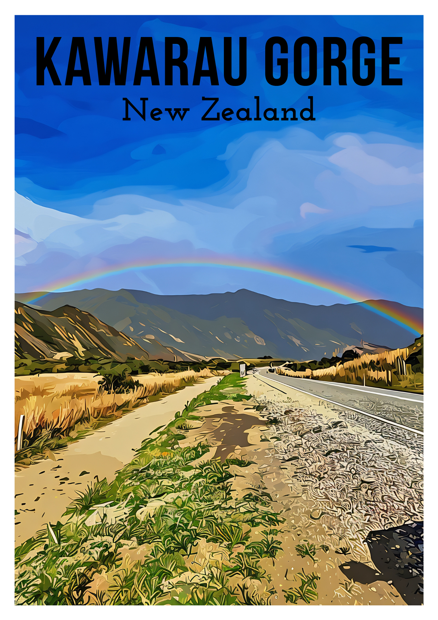 South Island Travel Posters - Digital Download
