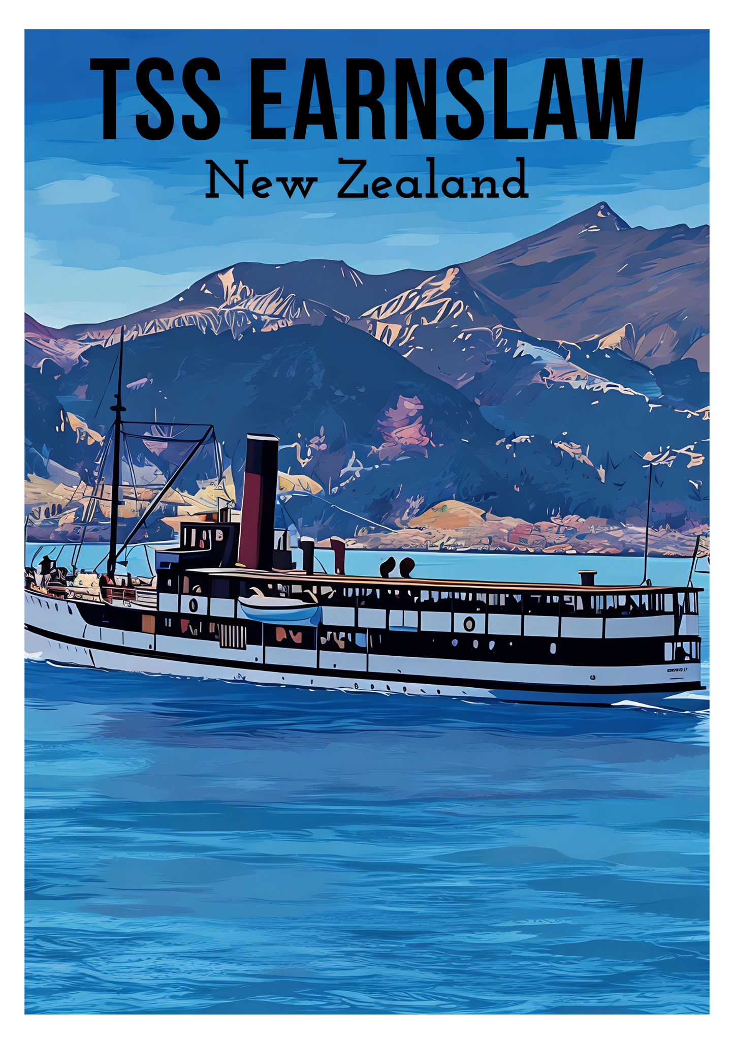 South Island Travel Posters - Digital Download