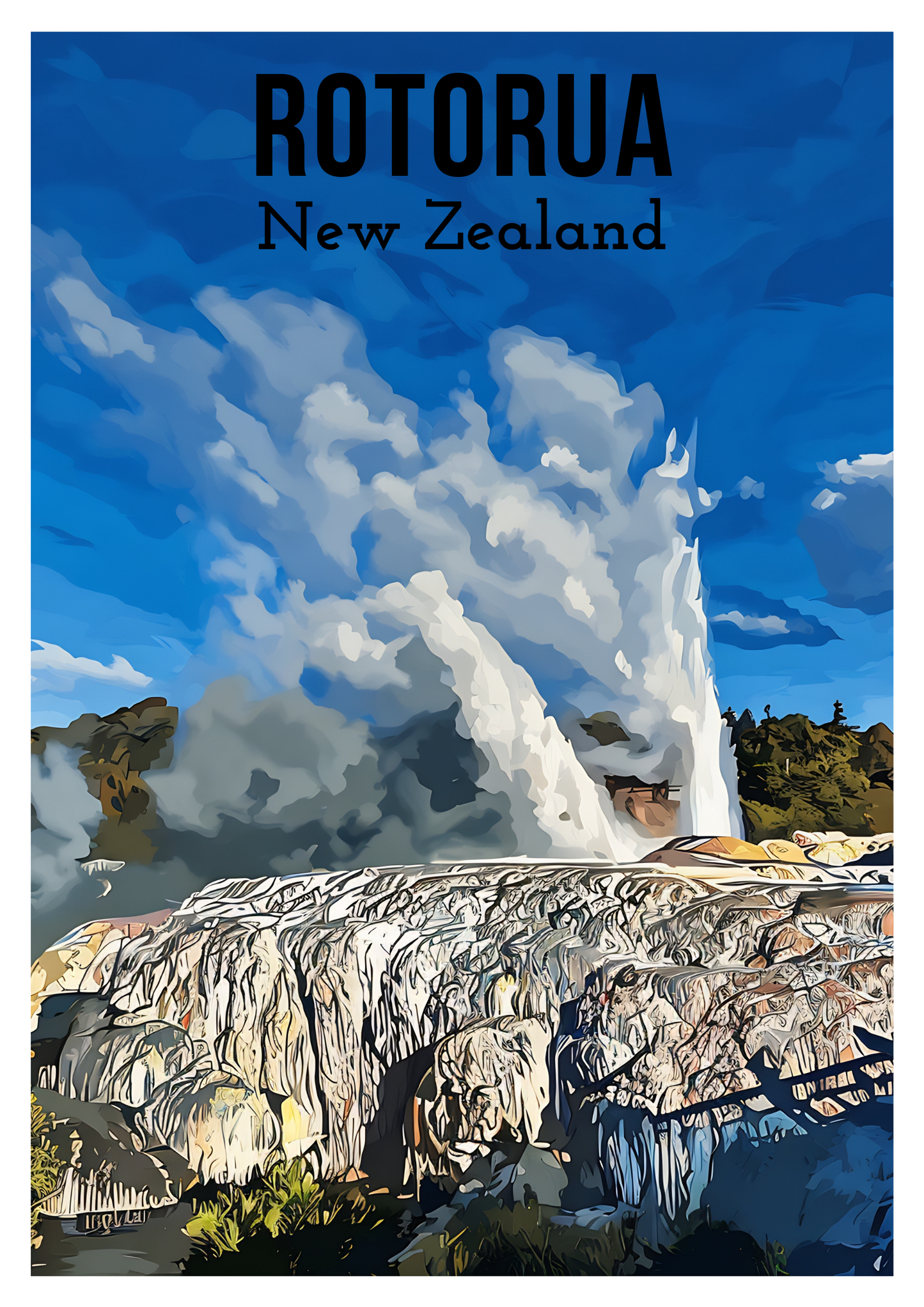 North Island Travel Posters - Digital Download