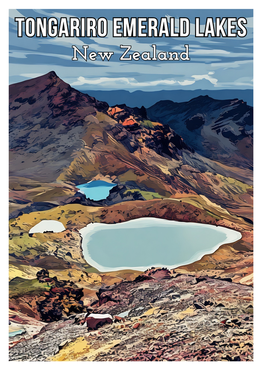 North Island Travel Posters - Digital Download
