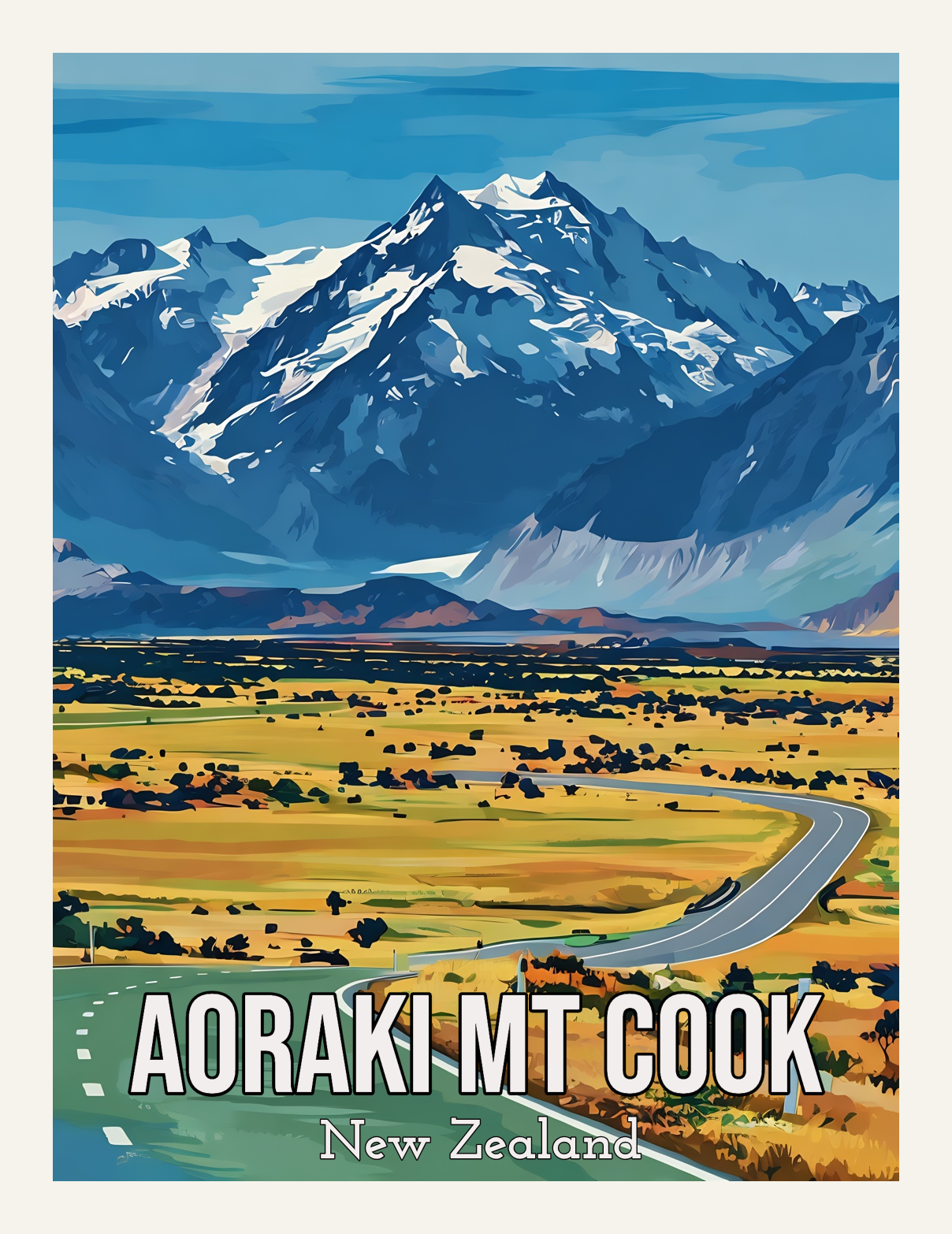 New Zealand Travel Posters