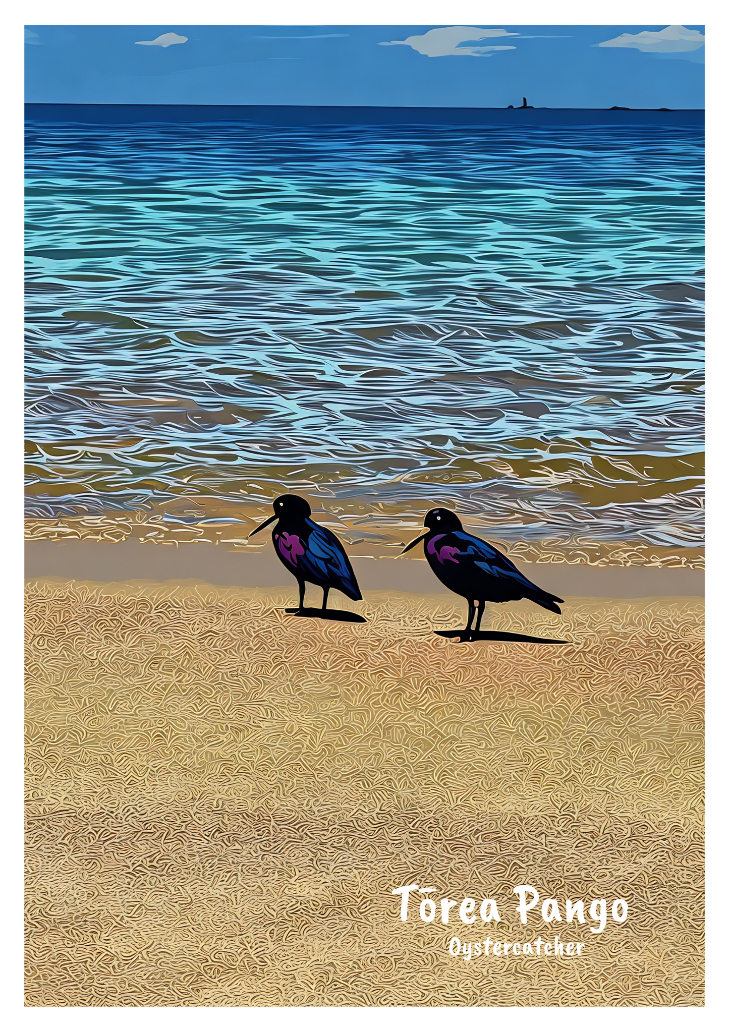 New Zealand Bird Art Print - Instant Digital Download (High Resolution PDF)