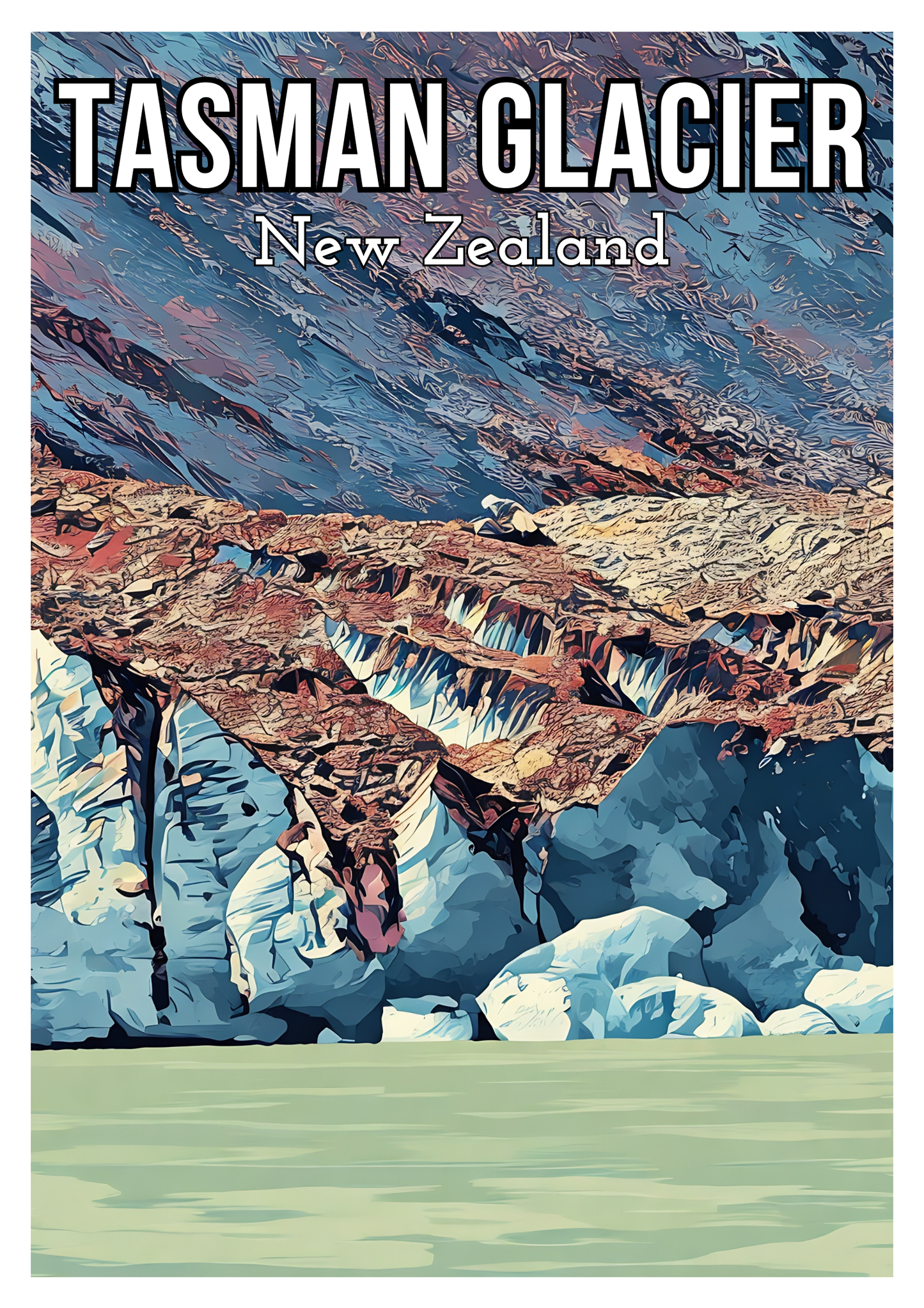 South Island Travel Posters - Digital Download