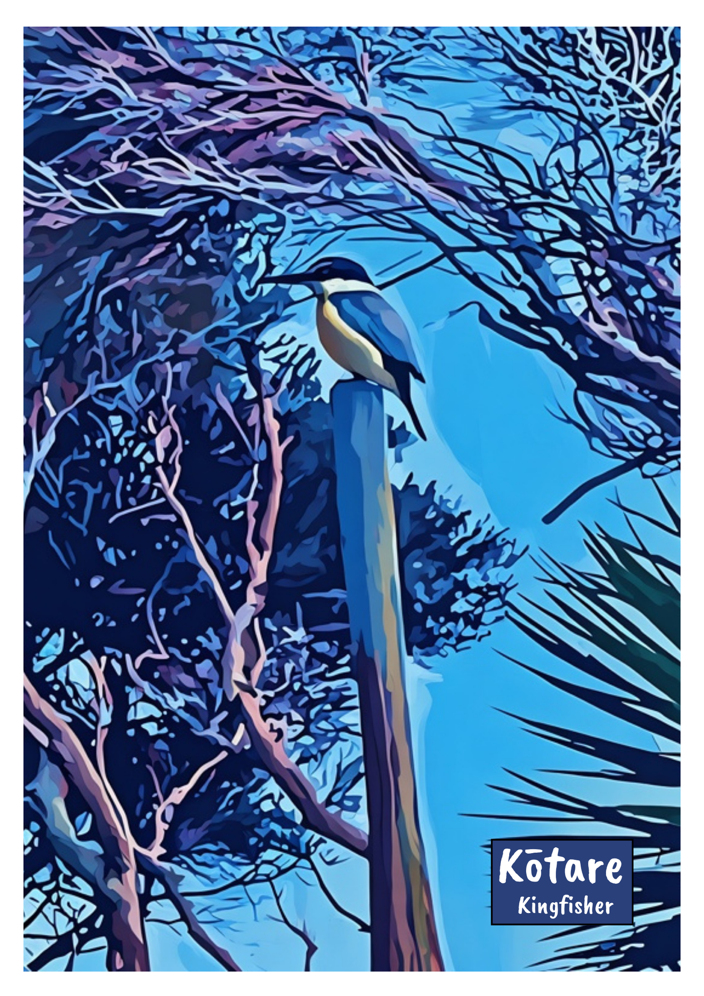New Zealand Bird Art Print - Instant Digital Download (High Resolution PDF)