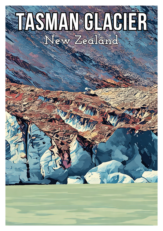 Tasman Glacier up close