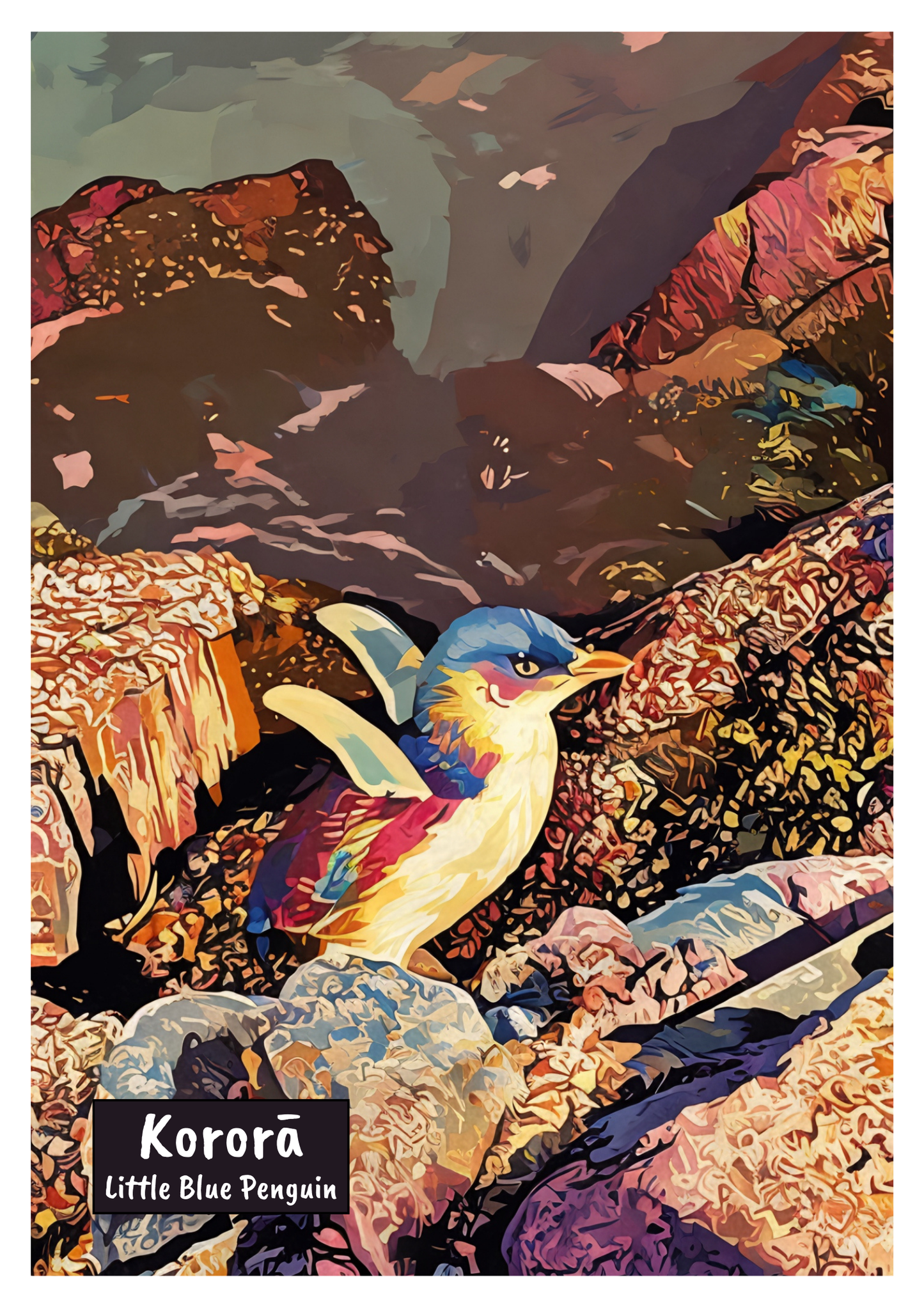 New Zealand Bird Art Print - Instant Digital Download (High Resolution PDF)