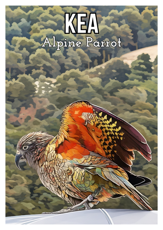 Kea Taking Flight Print