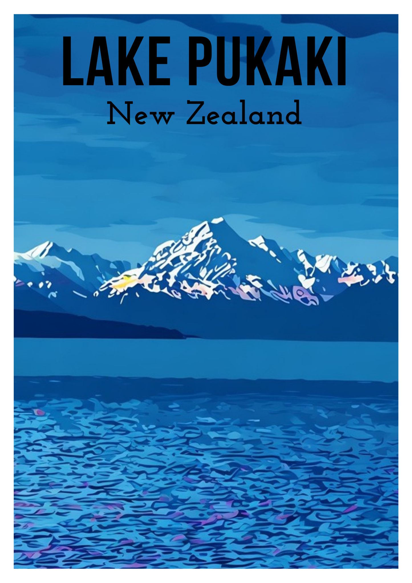 South Island Travel Posters - Digital Download