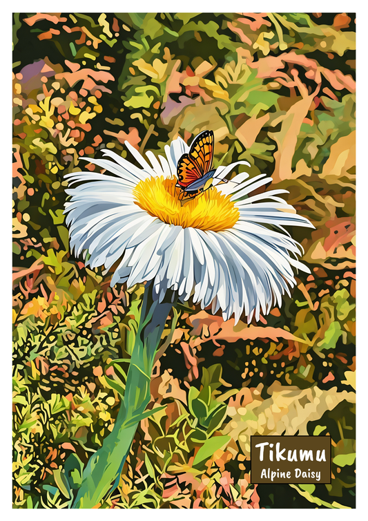 Alpine Daisy Print